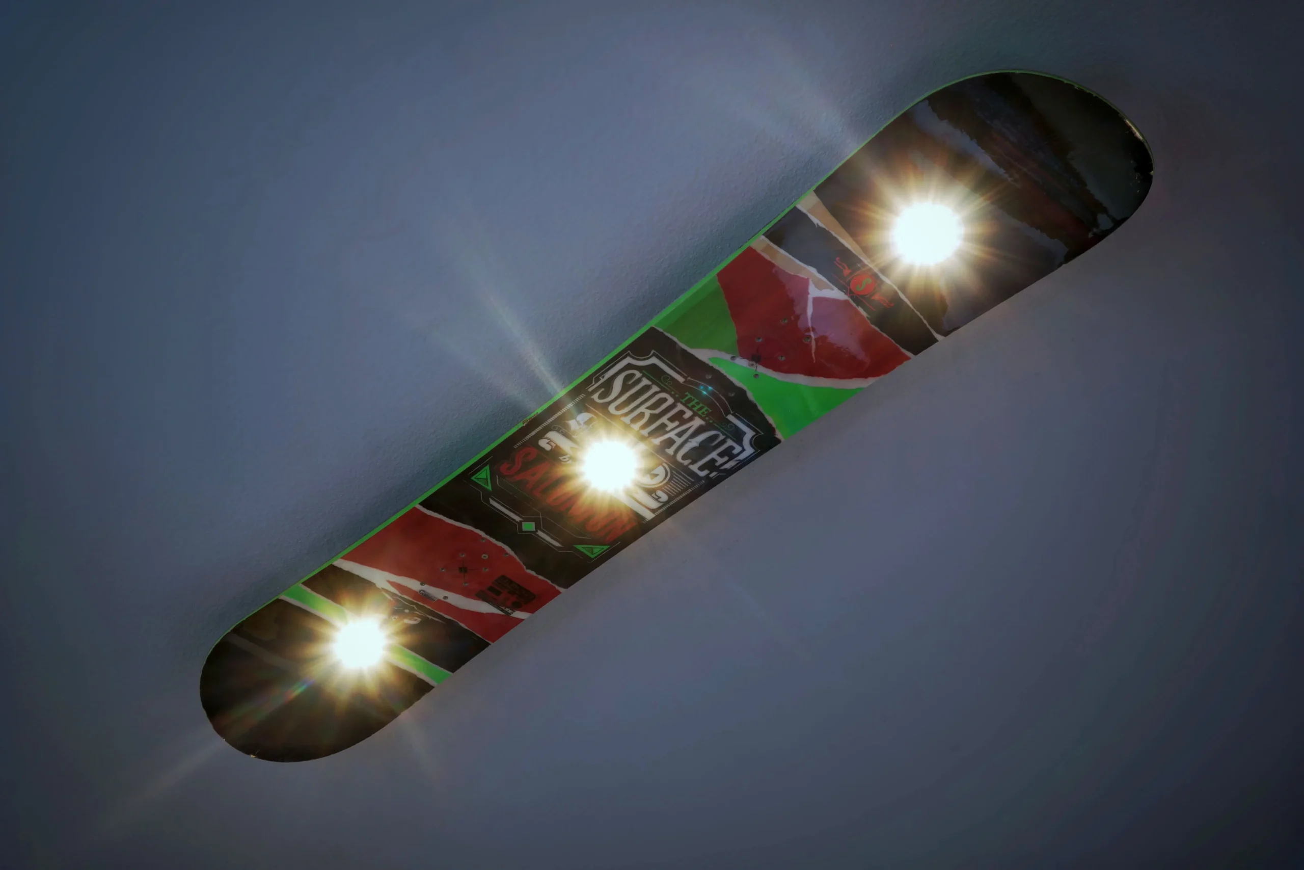 Snowboard-Lampe