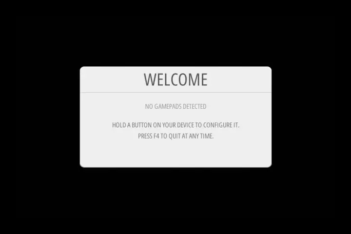RetroPie Welcome-Bildschirm