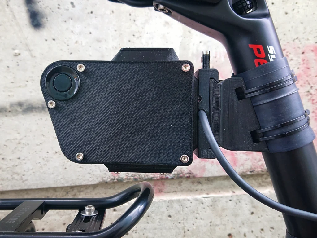 Open Bike Sensor: Sensor ist montiert